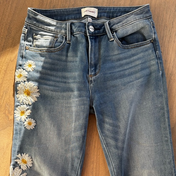 Driftwood Women's Boot Cut Jeans with Floral Embroidery - Picture 7 of 12